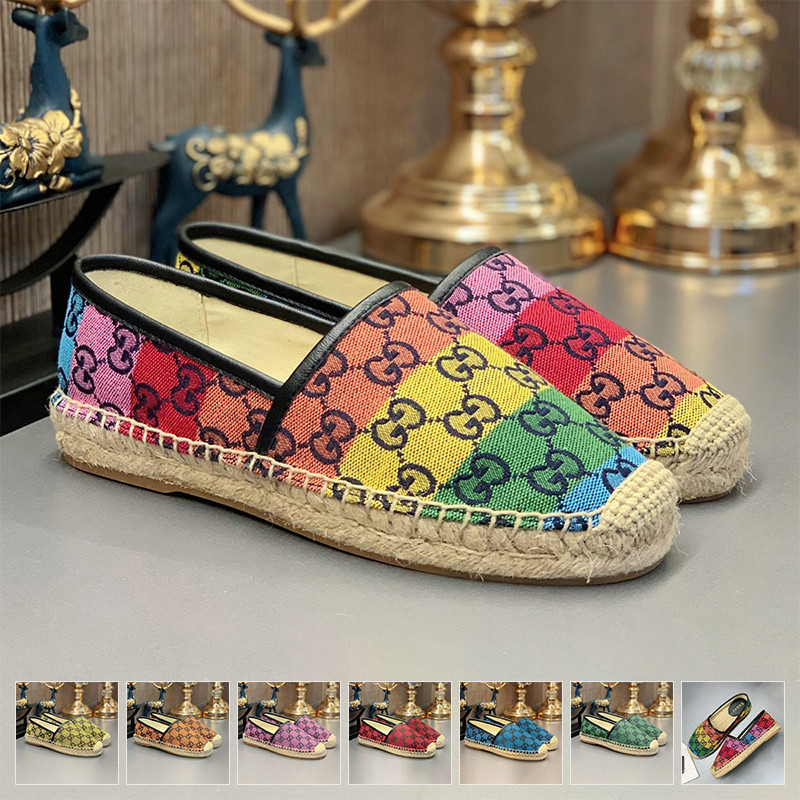 Women Espadrilles Cap Toe Flats Shoes Slip Ons Loafer Casual Shoes