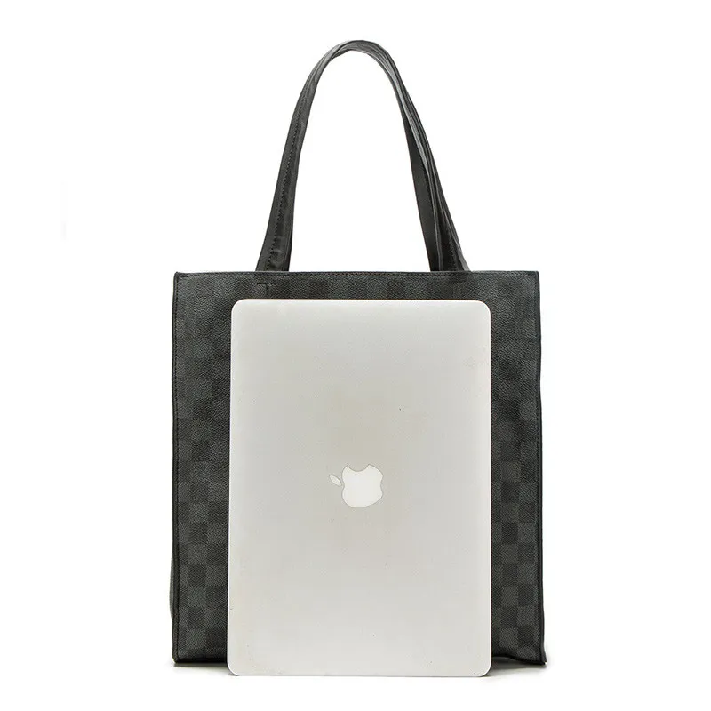 Men Messenger Laptop Shoulder Bag Leather Black Cloth Crossbody Sling Handbags Business Houlder Bag