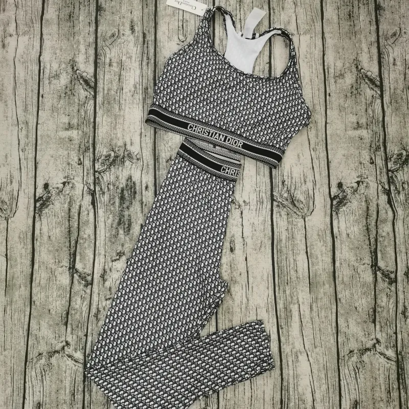 DIOR Black Digital Print One Piece DOT Backless Spandex/Polyester Printed Sunmmer Female Adult Holiday