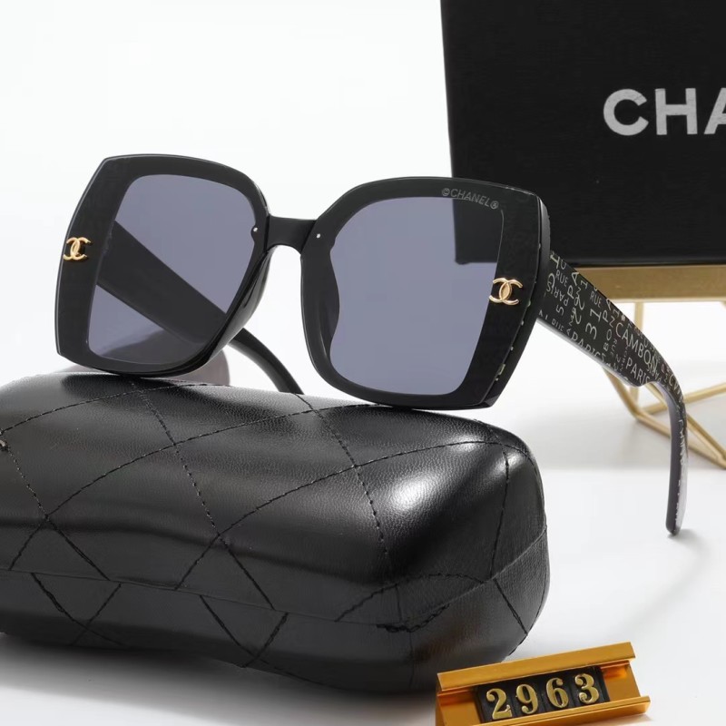 CHANEL S Black PC Multi AC Women's Outdoor Fashion Sunglasses