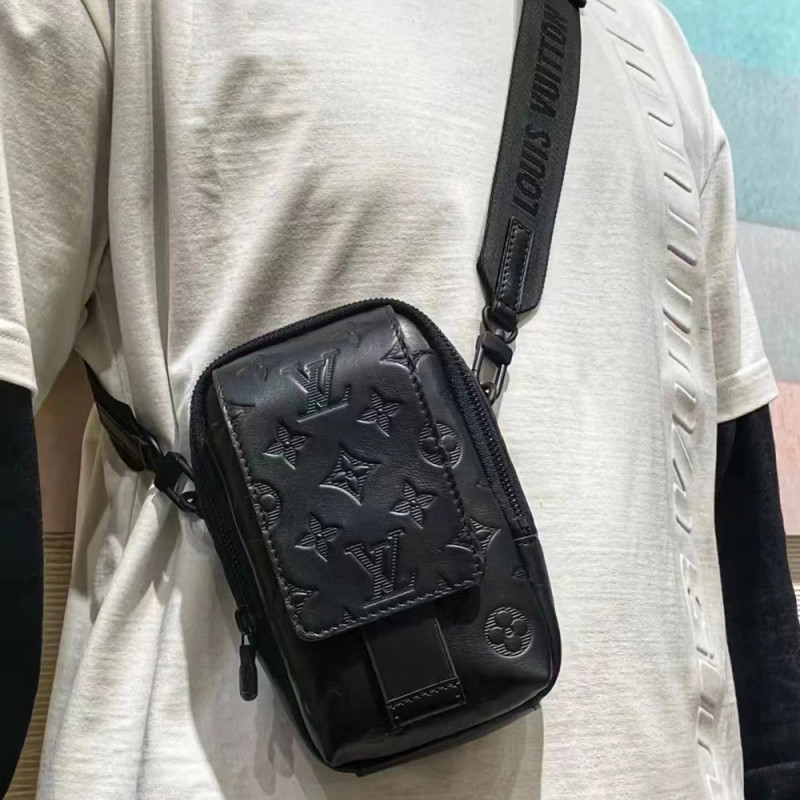 Men Messenger Shoulder Bag Handbags Phone Case Wallets Pouch Bags