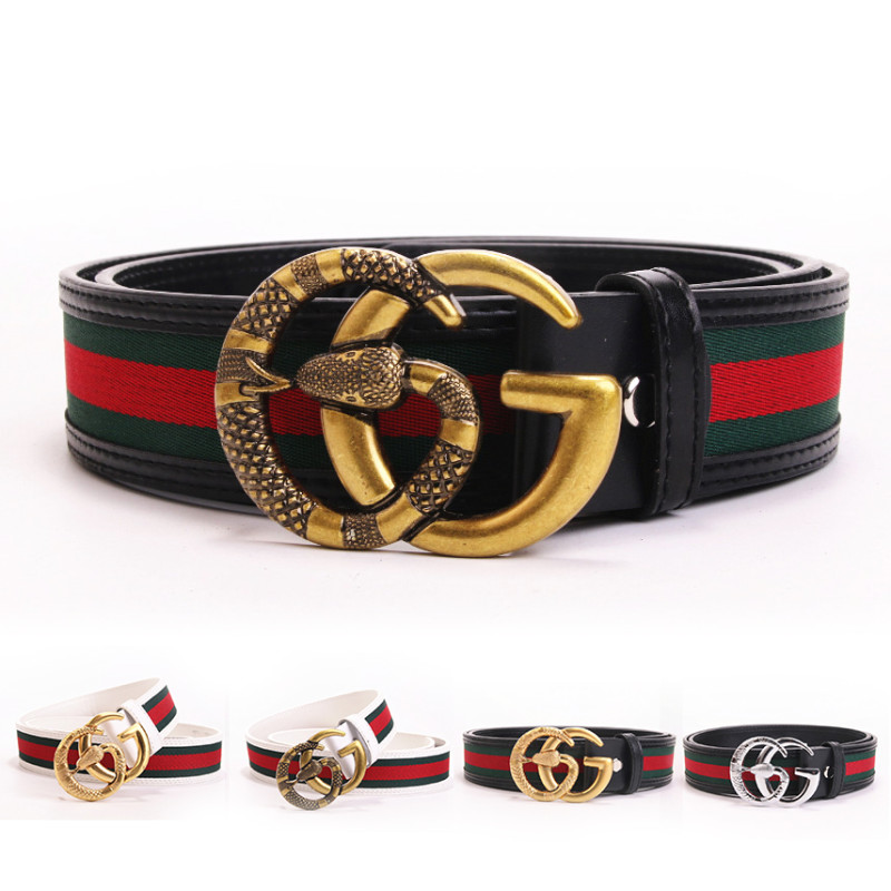Women Men Belt 3.5 cm Cowhide Leather Buckle Belt Unisex Waistband Waist Strap