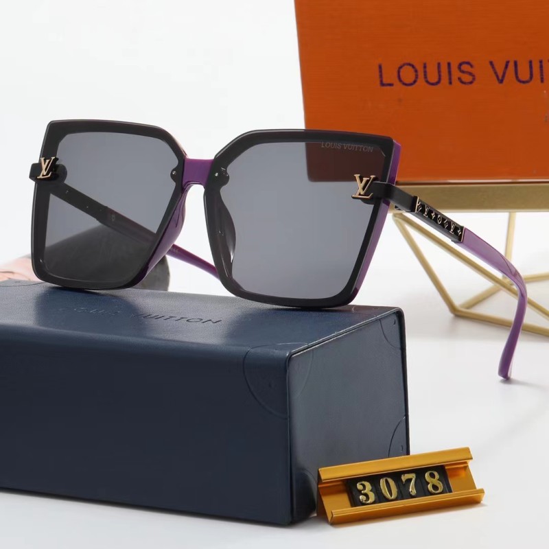 LOUIS VUITTON S Black PC Multi AC Women's Outdoor Fashion Sunglasses