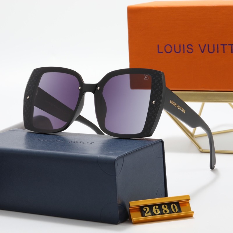 LOUIS VUITTON LV Black PC Multi AC Women's Outdoor Shades Sunglasses