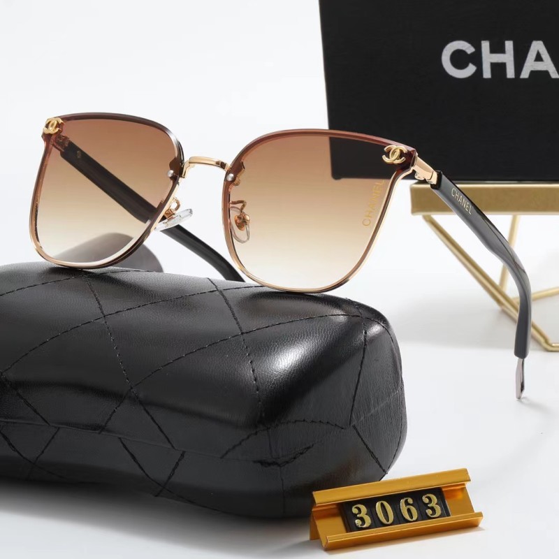 CHANEL S Black PC Multi AC Women's Outdoor Fashion Sunglasses