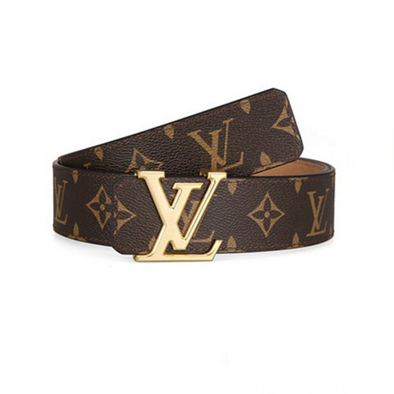 Women Men Belt 3.8cm Cowhide Leather Buckle Belt Unisex