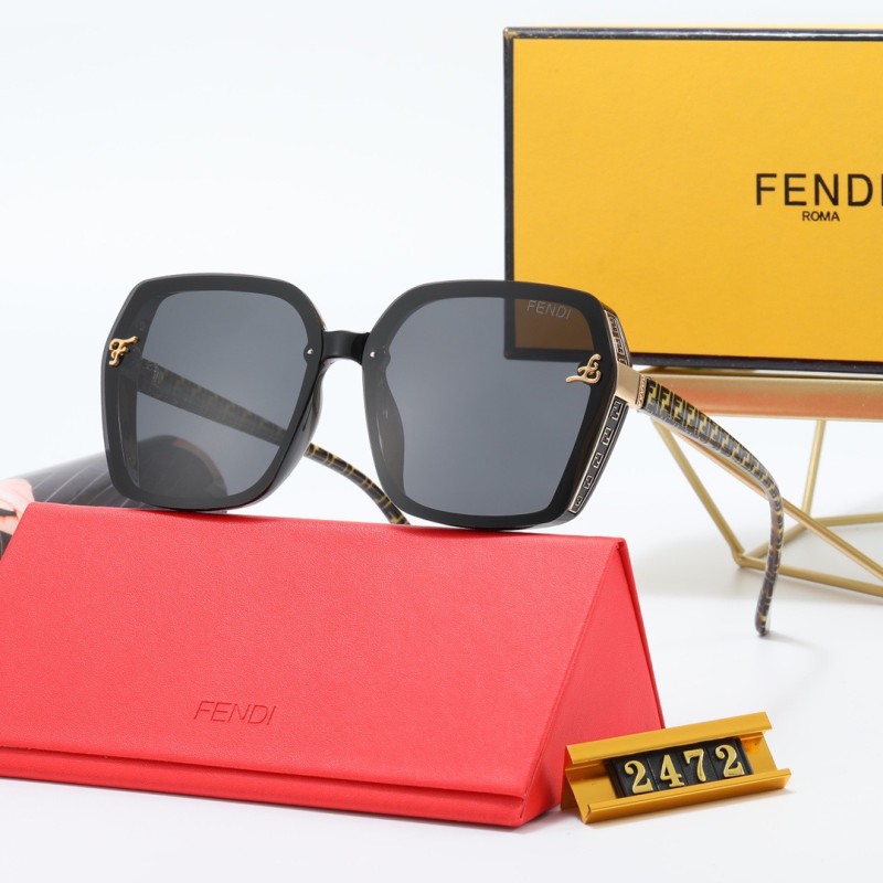 FENDI S Black PC Multi AC Women's Outdoor Fashion Sunglasses