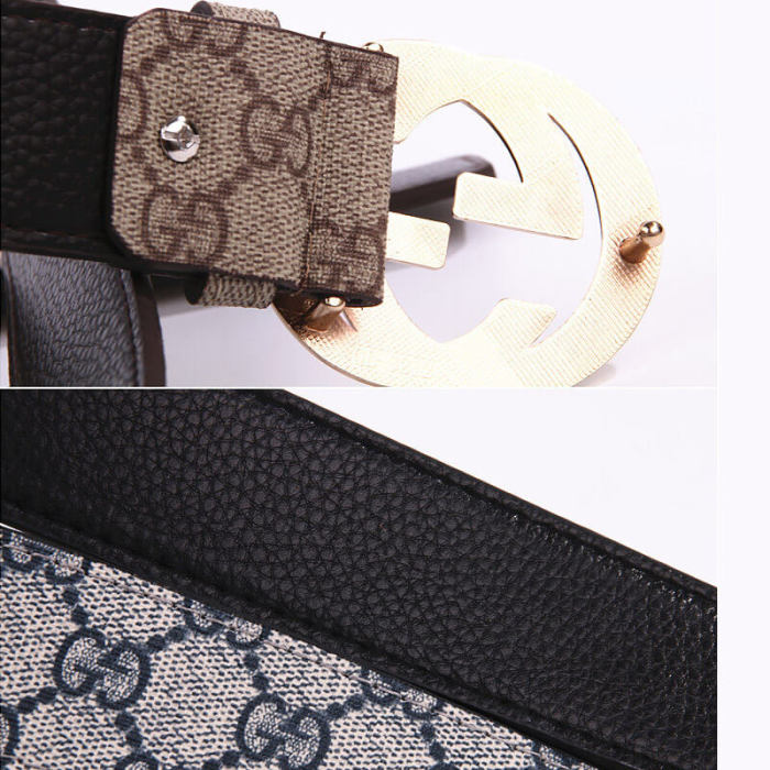 Women Men Belt 3.7 cm Cowhide Leather Buckle Belt Unisex Waistband Waist Strap
