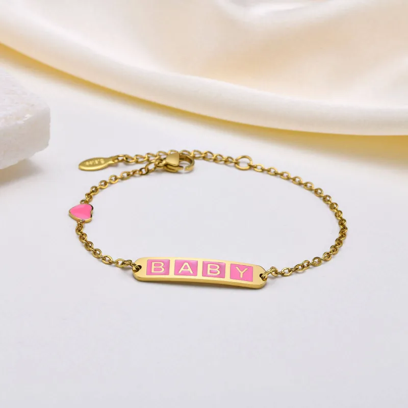 Wholesale Stainless Steel Baby Bracelet