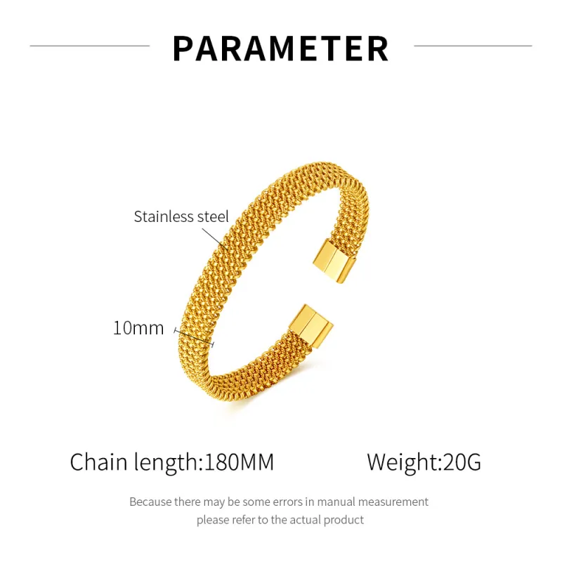 Wholesale Stainless Steel Women Open Bangle