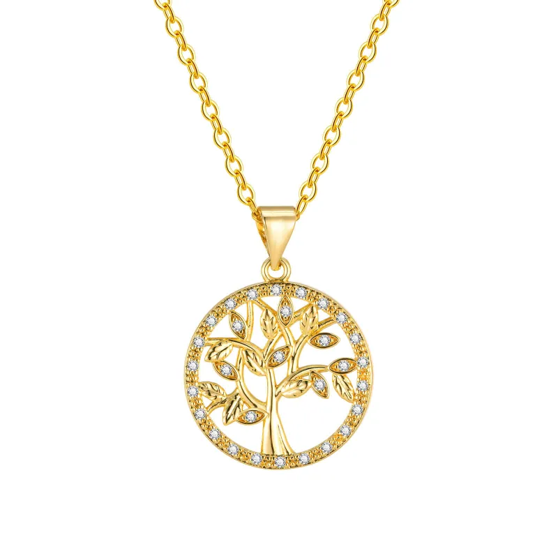 Wholesale Copper Tree of Life Pendant Necklace