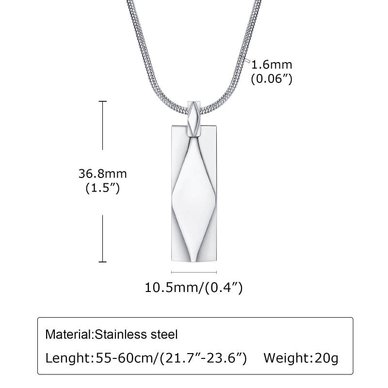 Wholesale Stainless Steel Diamond Pendant