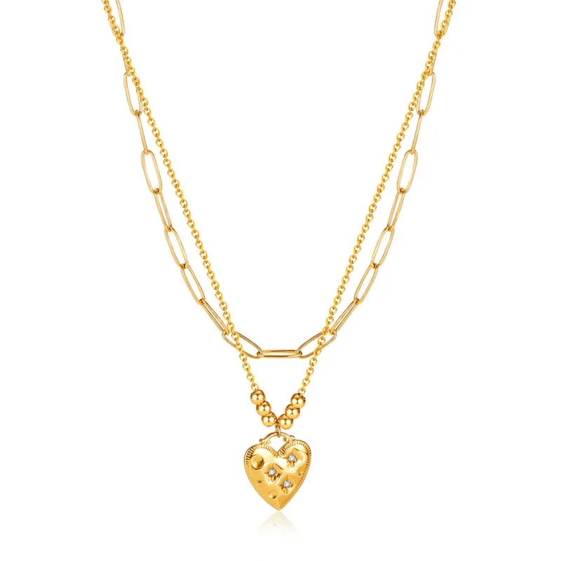 Wholesale Stainless Steel Heart Pendant Necklace