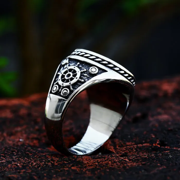 Wholesale Stainless Steel Mens Skull Ring