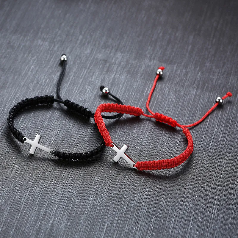 Wholesale Braided Rope Charm Bracelet