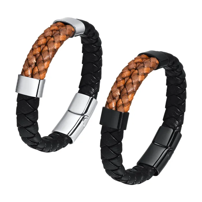 Wholesale Braided Leather Bracelets