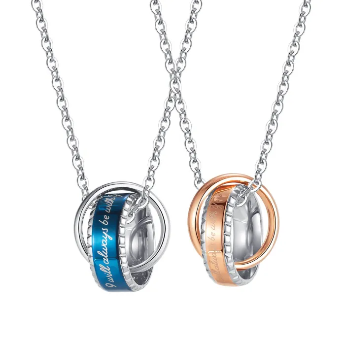 Wholesale Stainless Steel Couple Necklaces