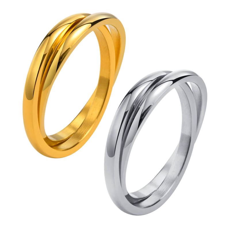 Wholesale Stainless Steel Double Rings