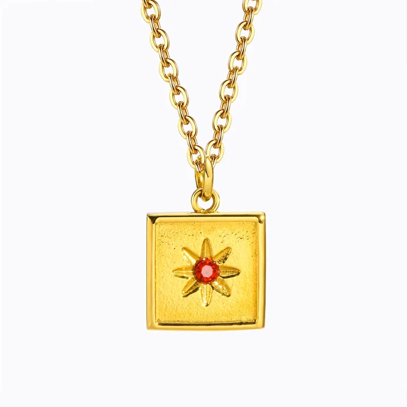 Wholesale Stainless Steel Gold IP Pendant Necklace