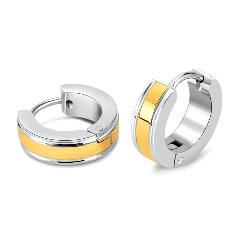 Wholesale Stainless Steel Huggie Hoop Earrings