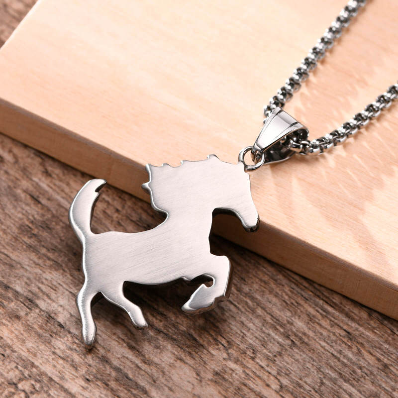Wholesale Stainless Steel Horse Pendant