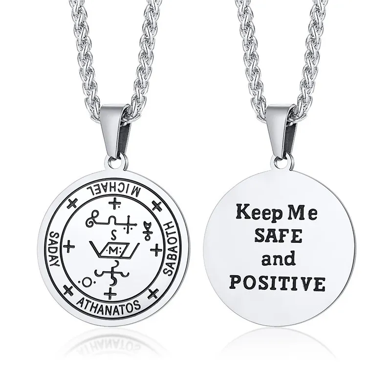Wholesale Stainless Steel Pendant Amulet Magical Lucky Symbols