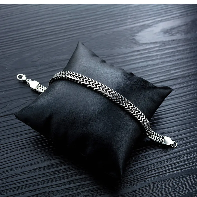 Wholesale Stainless Steel Chunky Silver Chain Bracelet Etsy