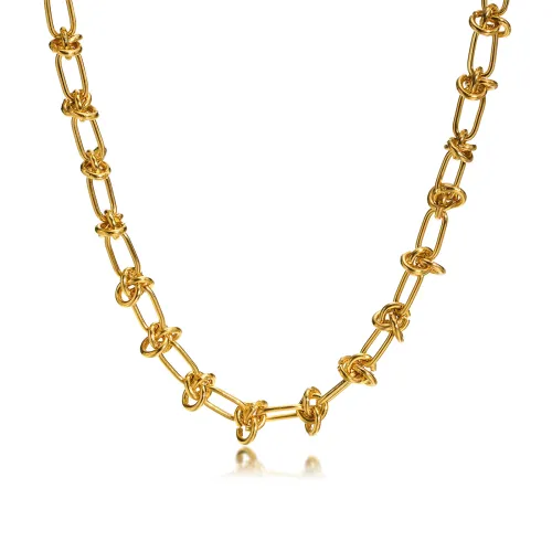 Wholesale Stainless Steel Knotted Necklace