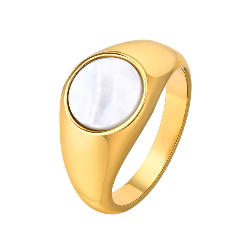 Wholesale Stainless Steel Women Ring with Shell