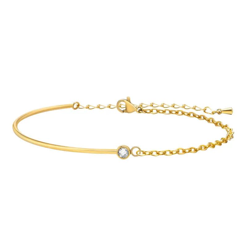 Wholesale Stainless Steel Half-bracelet and Half-chain Bracelet