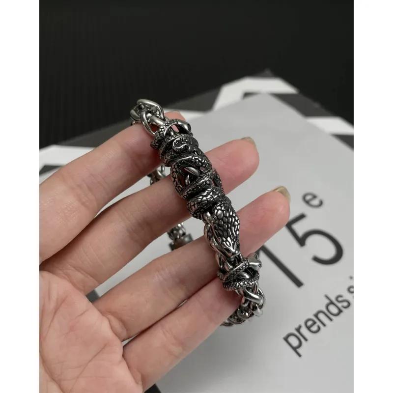Wholesale Stainless Steel Snake Bracelet