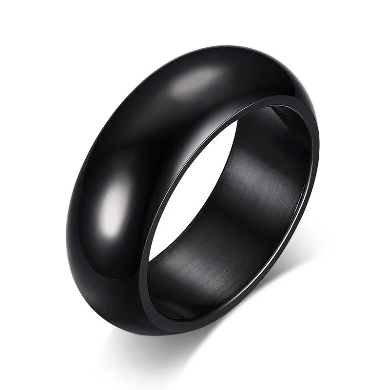 Custom Black Stainless Steel Ring