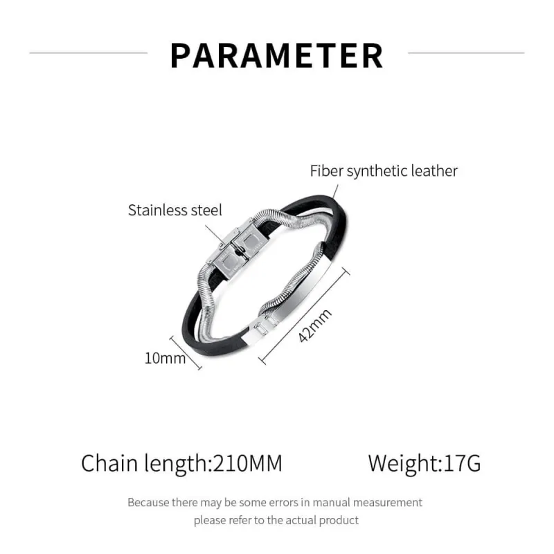 Wholesale Stainless Steel Snake Bone Woven Bracelet