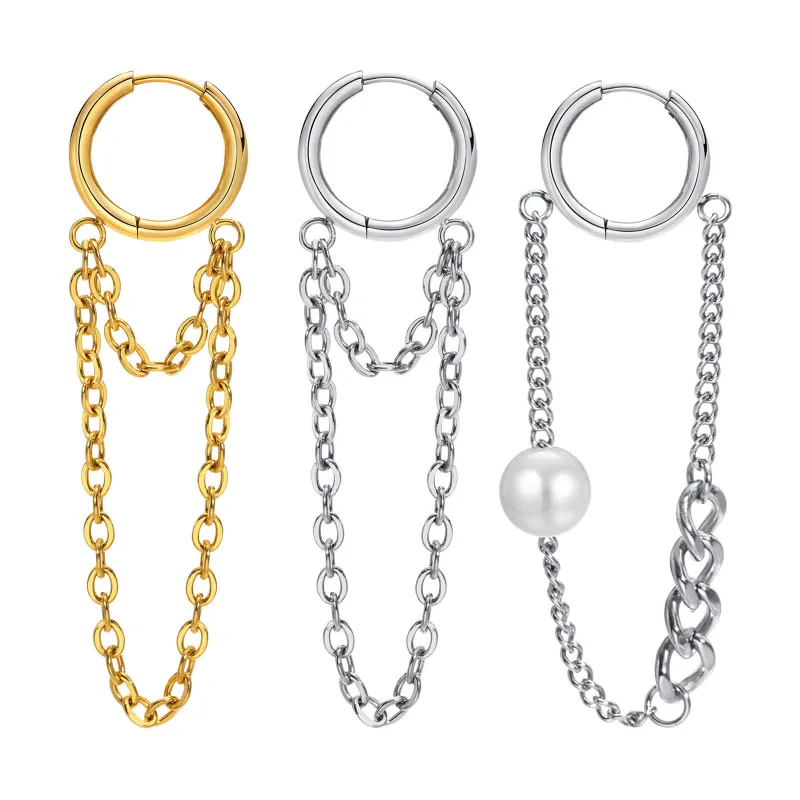 Wholesale Stainless Steel Earrings with Chain