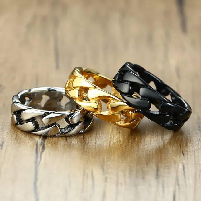 Wholesale Stainless Steel Carbin Chain Ring