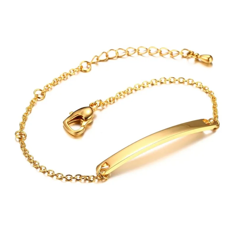 Stainless Steel Blank ID Bracelet wholesale stores