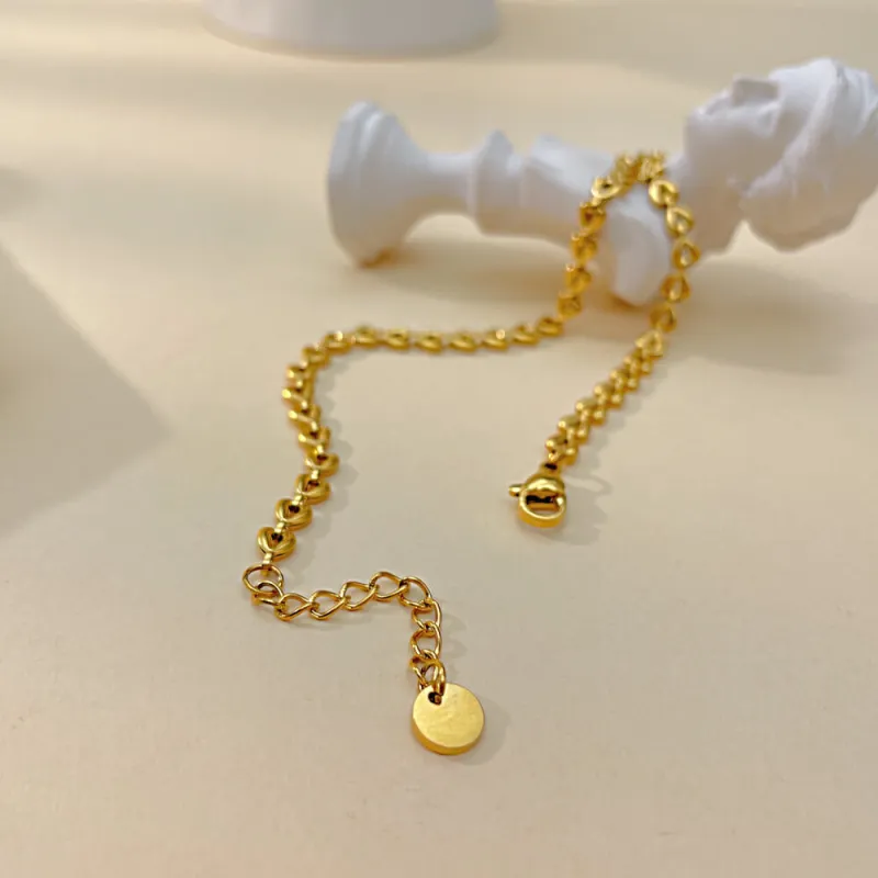 Wholesale Stainless Steel Women Love Anklet