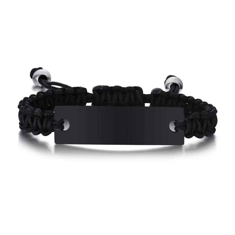 Wholesale Stainless Steel Blank Engravable Couple Bracelets