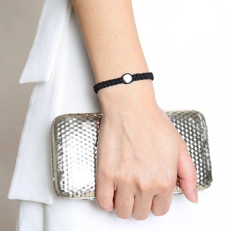 Wholesale Stainless Steel Fashion Adjustable Rope Bracelet