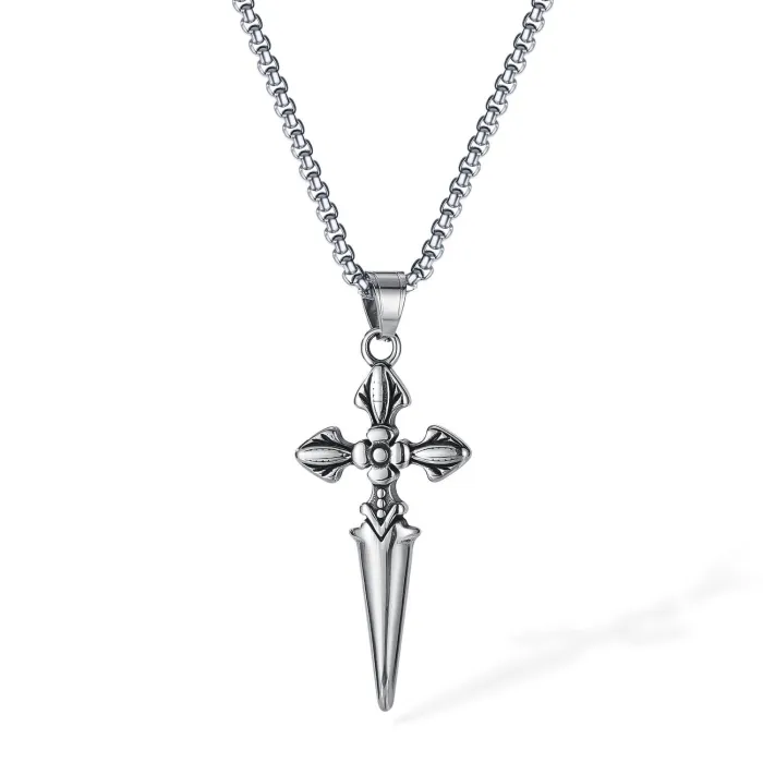 Wholesale Stainless Steel Crucifix Necklace