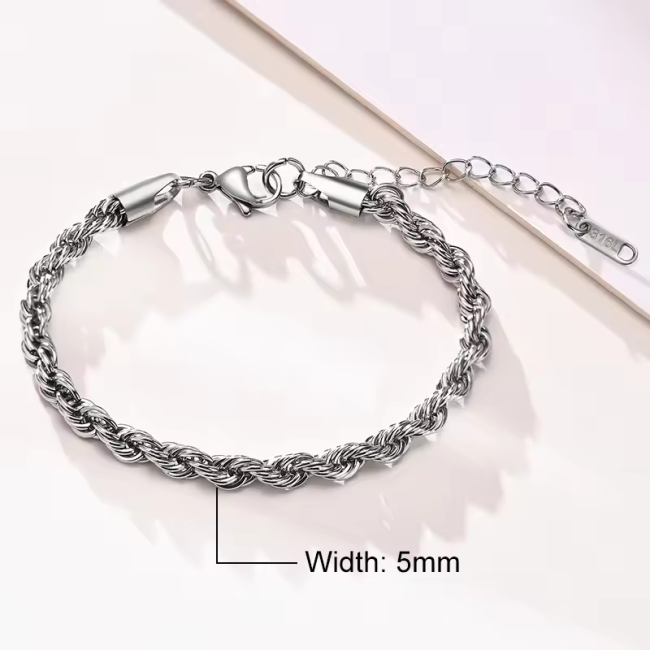 Rope Chain Bracelets for Men