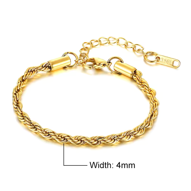 Rope Chain Bracelets for Men