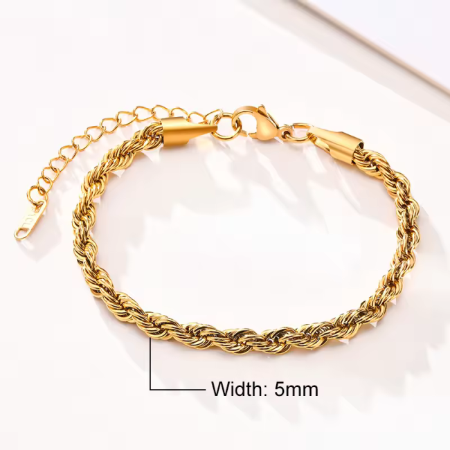 Rope Chain Bracelets for Men