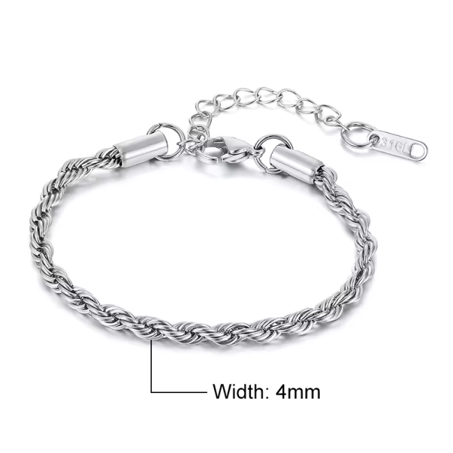 Rope Chain Bracelets for Men