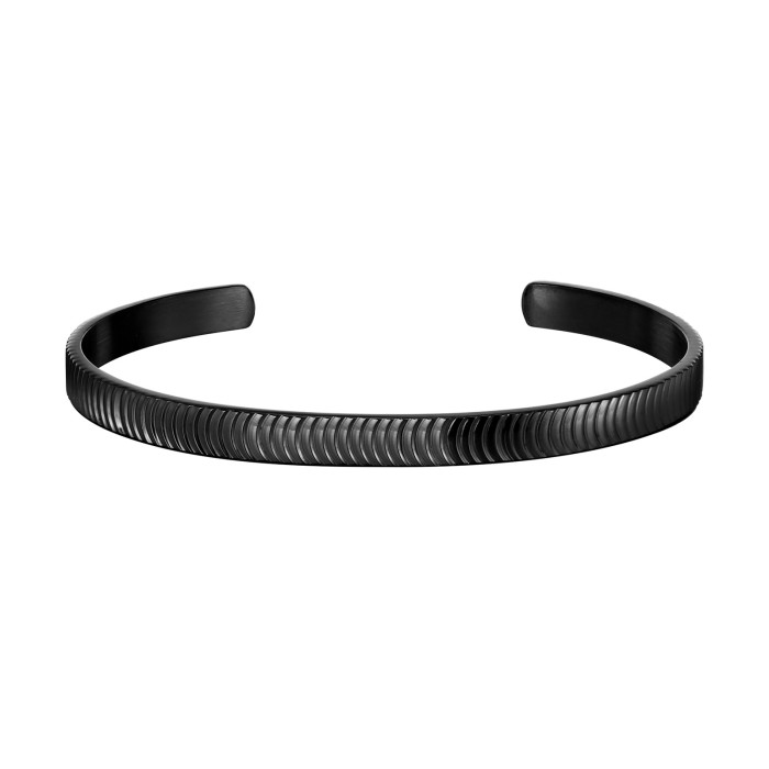 Wholesale Stainless Steel Mens Open Bangle