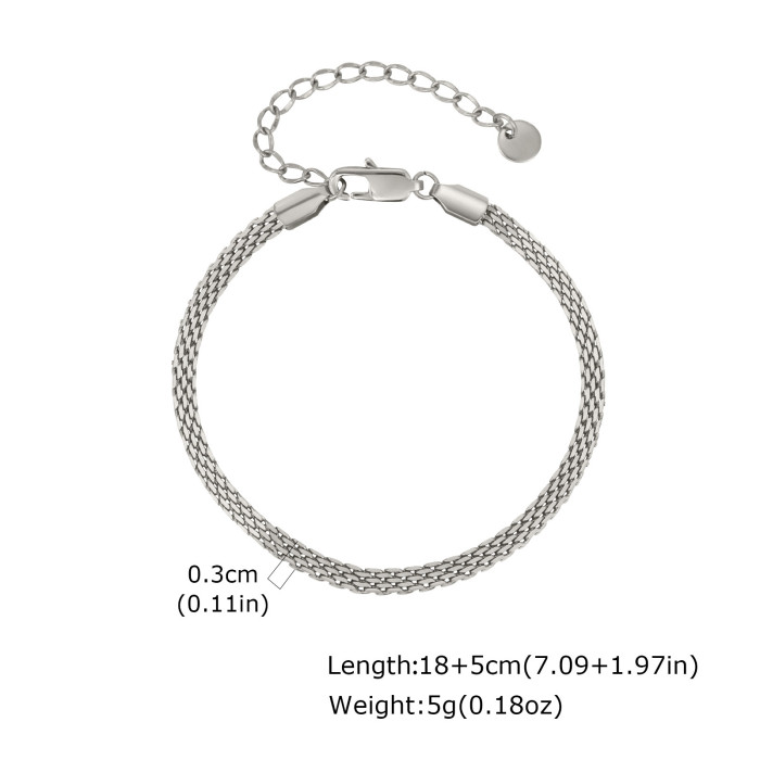 Wholesale Stainless Steel Mens Mesh Bracelets