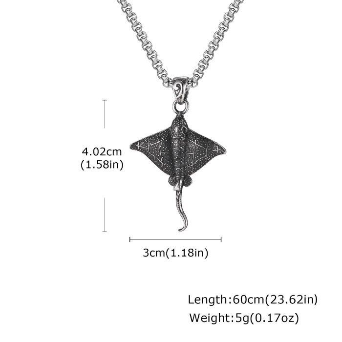 Wholesale Stainless Steel Devilfish Earrings