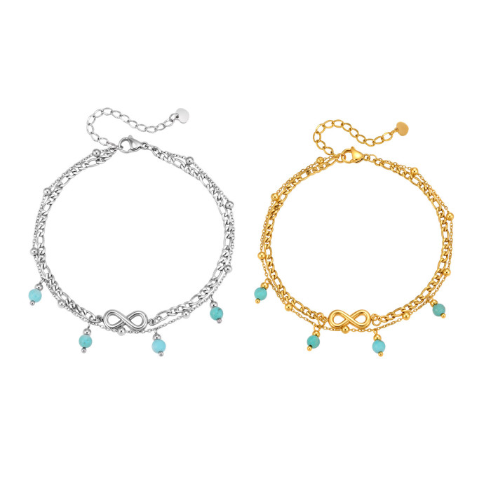 Wholesale Stainless Steel Infinity Anklet