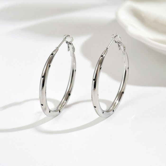 Wholesale Stainless Steel Chunky Hoop Earrings