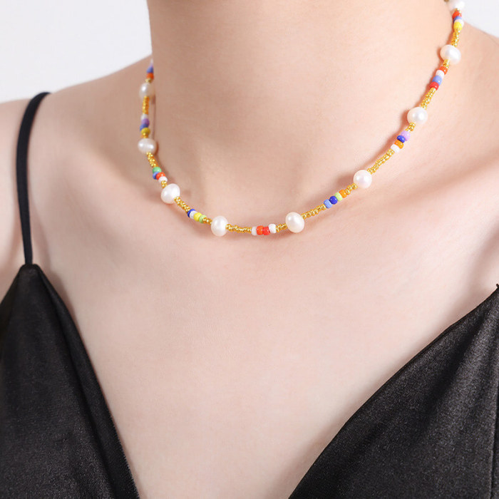 Wholesale Stainless Steel Stack Necklace